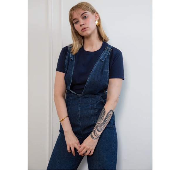 Loup Denim Rhoda Overalls Jumpsuit - Picture 4 of 15